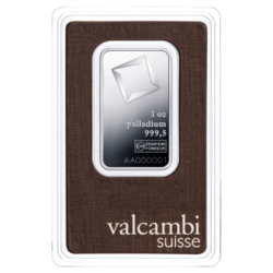 Palladium slitek 1 Oz Valcambi