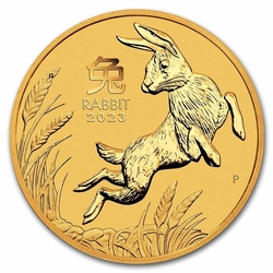 Zlatá mince Lunar III, 1 Oz Rok králíka 2023/ Year of the Rabbit